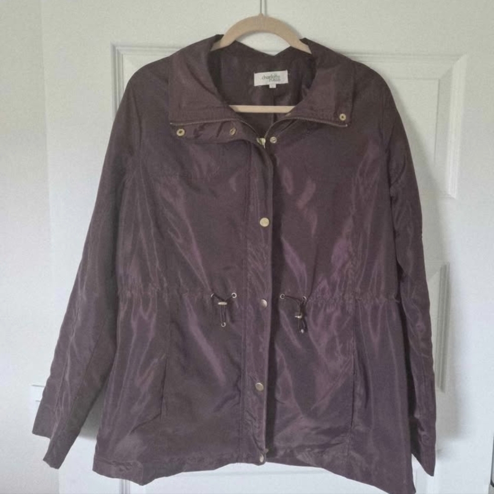 Charlotte Russe Women's Plum Utility Jacket